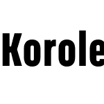 KorolevCondensed-Heavy