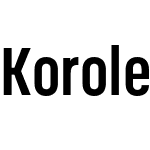 KorolevCondensed-Bold