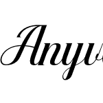 Anyva Personal Use