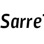 SarreTestversion-MediumItalic