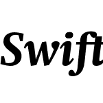 SwiftExtraBoldC-Italic