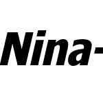 Nina-BoldItalic