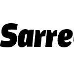 Sarre-BlackItalic