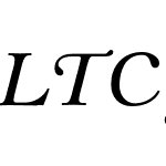 LTCGoudyModernPro-Italic