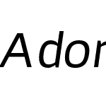 Adonide-Italic