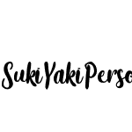 Suki Yaki - Personal Use