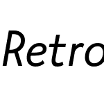 Retrostar-Italic