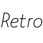 Retrostar-ThinItalic