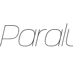 Paralucent-ThinItalic