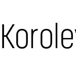 KorolevCondensed-Light