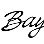 Baystar Script PERSONAL USE ONLY