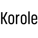 KorolevCondensed-Medium