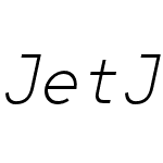 JetJaneMono-ThinItalic