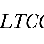 LTCCaslonPro-Italic