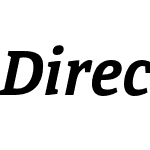 DirectaSerifSemiBold-Italic