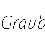 GraublauSans-ExtraLightItalic