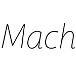 Macha-ThinItalic