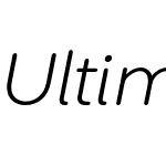 UltimaProLt-Italic