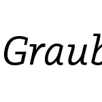 GraublauSlab-Italic