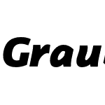 GraublauSans-HeavyItalic