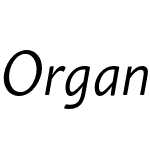 Organic-RegularItalic