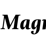 Magneta-BlackItalic