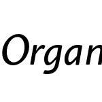 Organic-MediumItalic