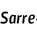 Sarre-MediumItalic