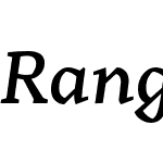 RangeSerif-MediumItalic