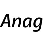 Anago-MediumItalic