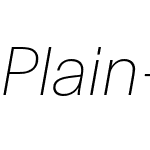 Plain Ultrathin