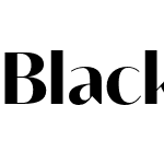 Blacker Sans Display