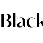 Blacker Sans Display