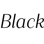 Blacker Sans Text