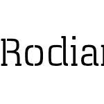 Rodian Serif Stencil