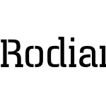 Rodian Serif Stencil