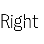 Right Grotesk