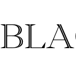 Blacker Pro Titling Inline