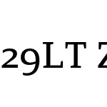 29LT Zarid Serif