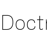 Doctrine Thin