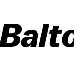 Balto Bold Italic
