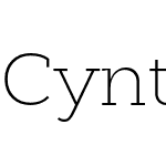 Cyntho Slab Pro ExtraLight