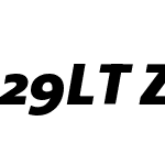 29LT Zarid Sans Slanted LG Variable