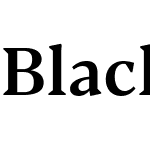 Blacker Pro Text