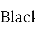 Blacker Pro Text