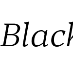 Blacker Pro Text