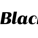 Blacker Sans Text