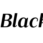 Blacker Sans Text