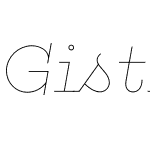 Gist Line Regular