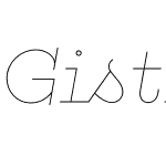 Gist Line Regular